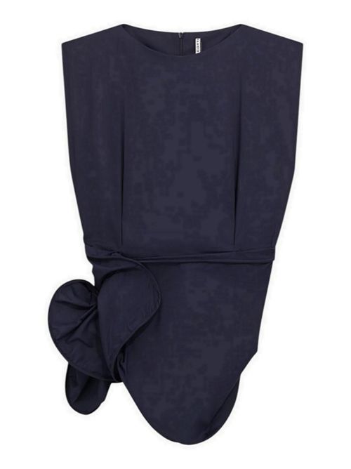 top donna Alexa in popeline blu Liviana Conti | L6SK28N08-0